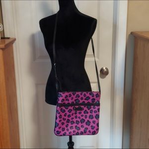 Vera Bradley Pink Leopard Crossbody